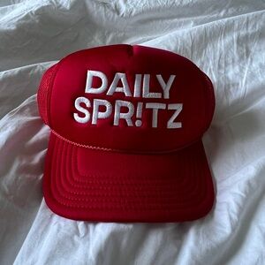 ❤️ DAILY DRILLS SPRITZ HAT RED